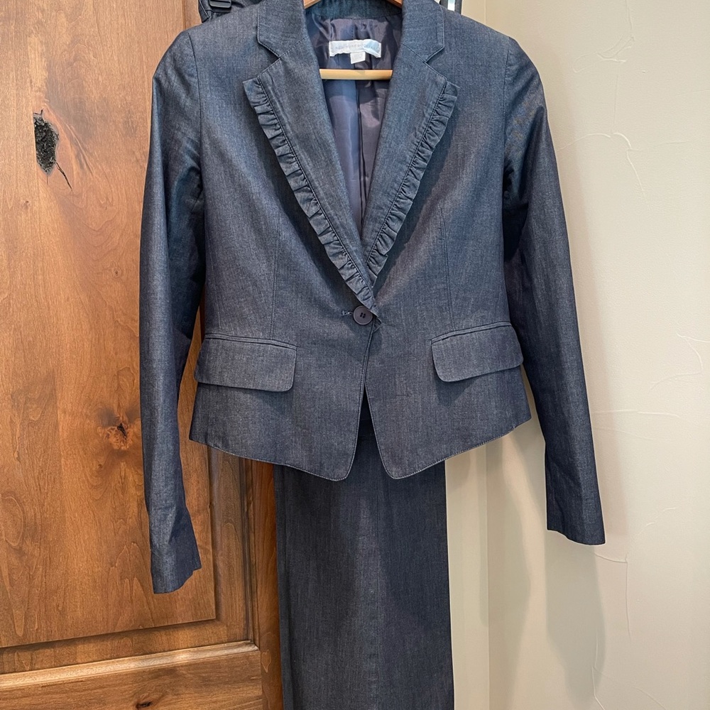 New York & Company Suit Blue